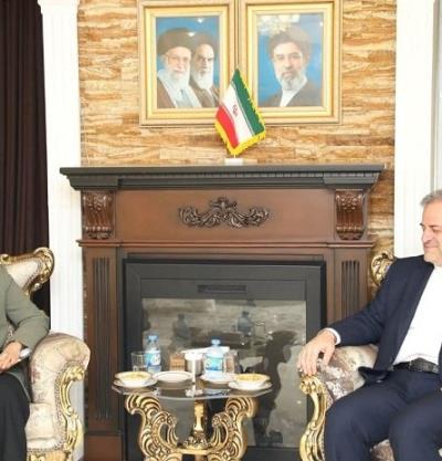 دیدار سرکنسول جمهوری اسلامی ایران با فرماندار حلبچه