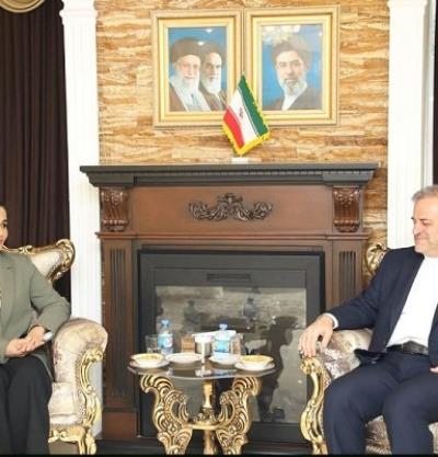 دیداری سەرکونسوڵی کۆماری ئیسلامیی ئێران لەگەڵ پارێزگاری هەڵەبجە